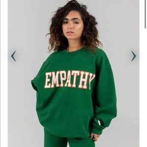 MAYFAIR EMPATHY ALWAYS GREEN CREWNECK